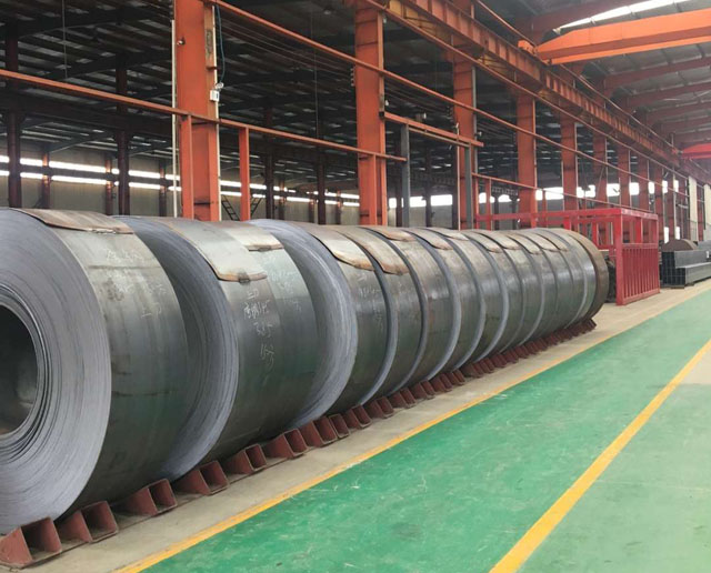 景东方矩管生产母材